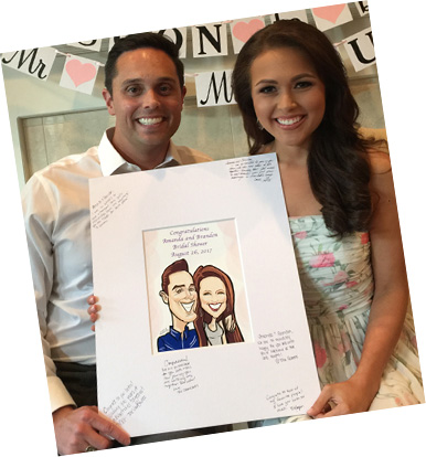 bridal shower susan moreno caricature artist atlanta bridal shower susan moreno caricature artist atlanta