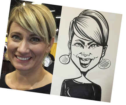 trade-show susan moreno caricature atlanta trade-show susan moreno caricature atlanta